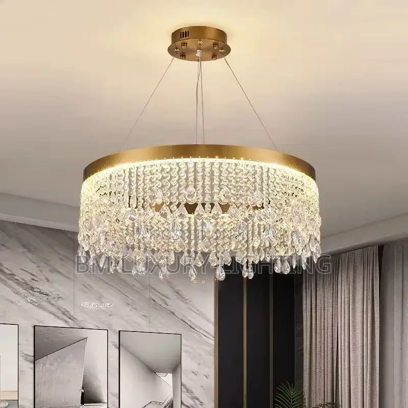 Luxury French Crystal Multiple Drop Chandelier