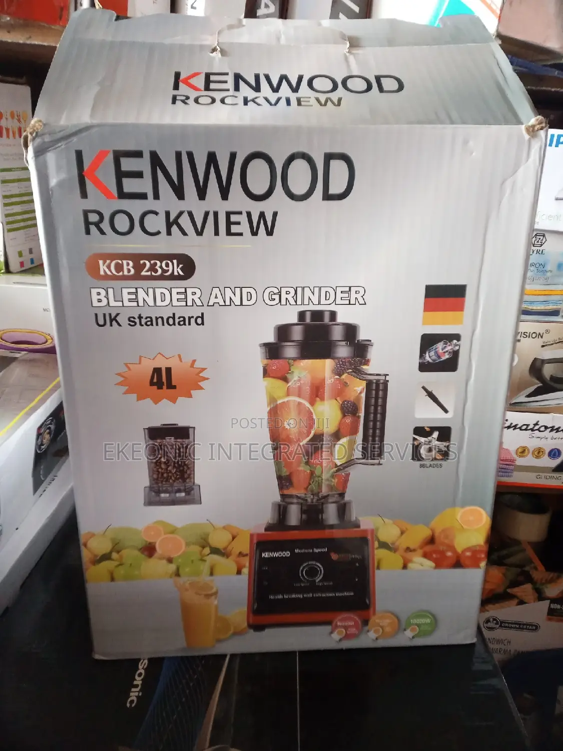 Kenwood 4l Blender and Grinder