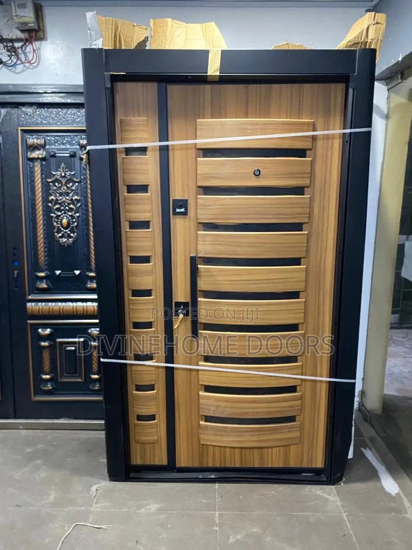 Black and Yellow Luxury Door