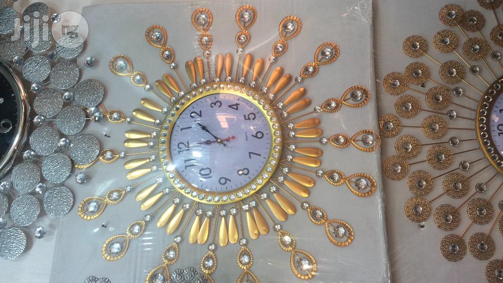 Unique Golden Clock
