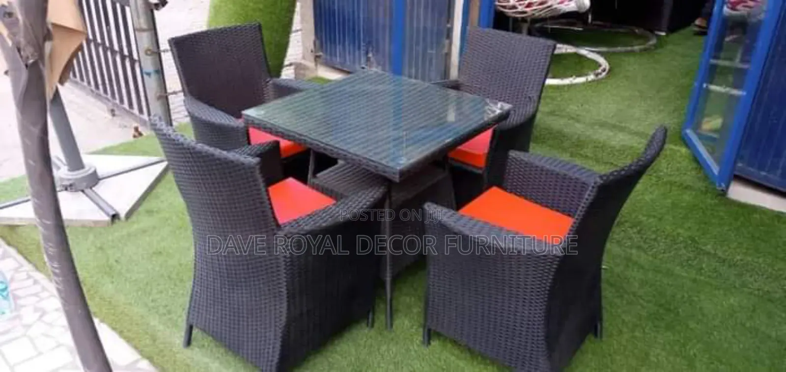 Quality Set Of Rattan Chairs And Table