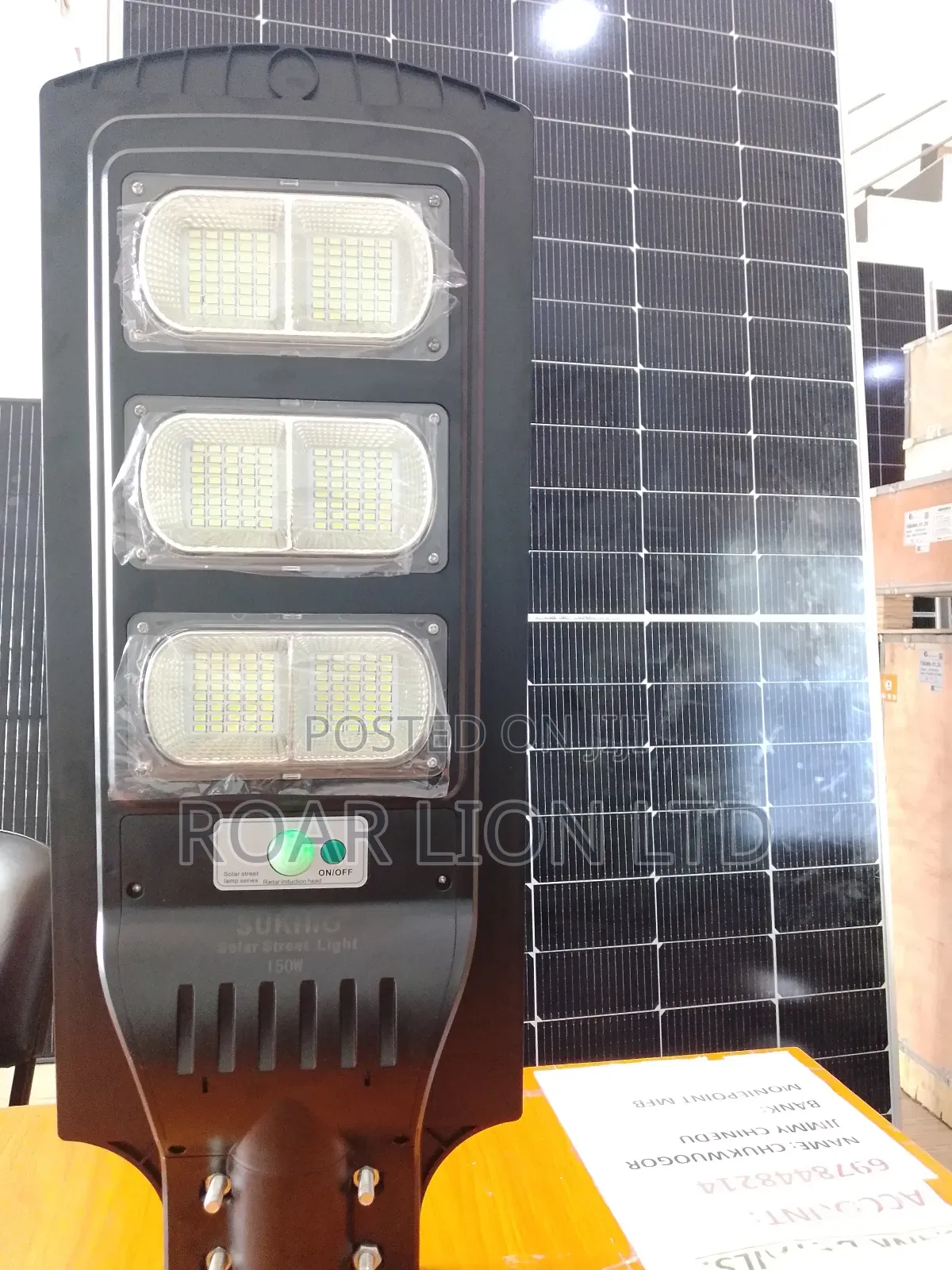 150w Solar Street Light