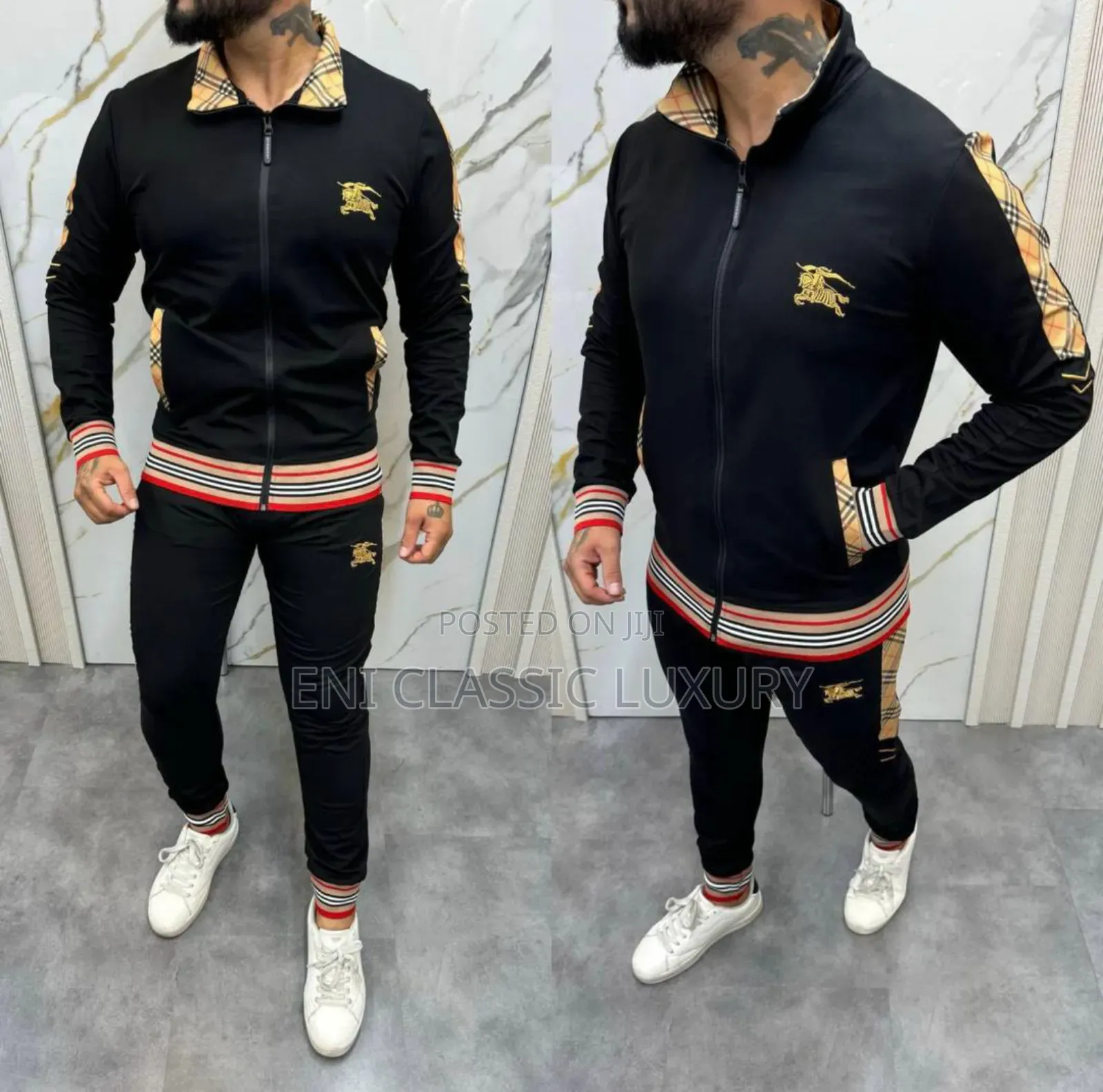 Designer Luxury Men's Up And Down Burberry London