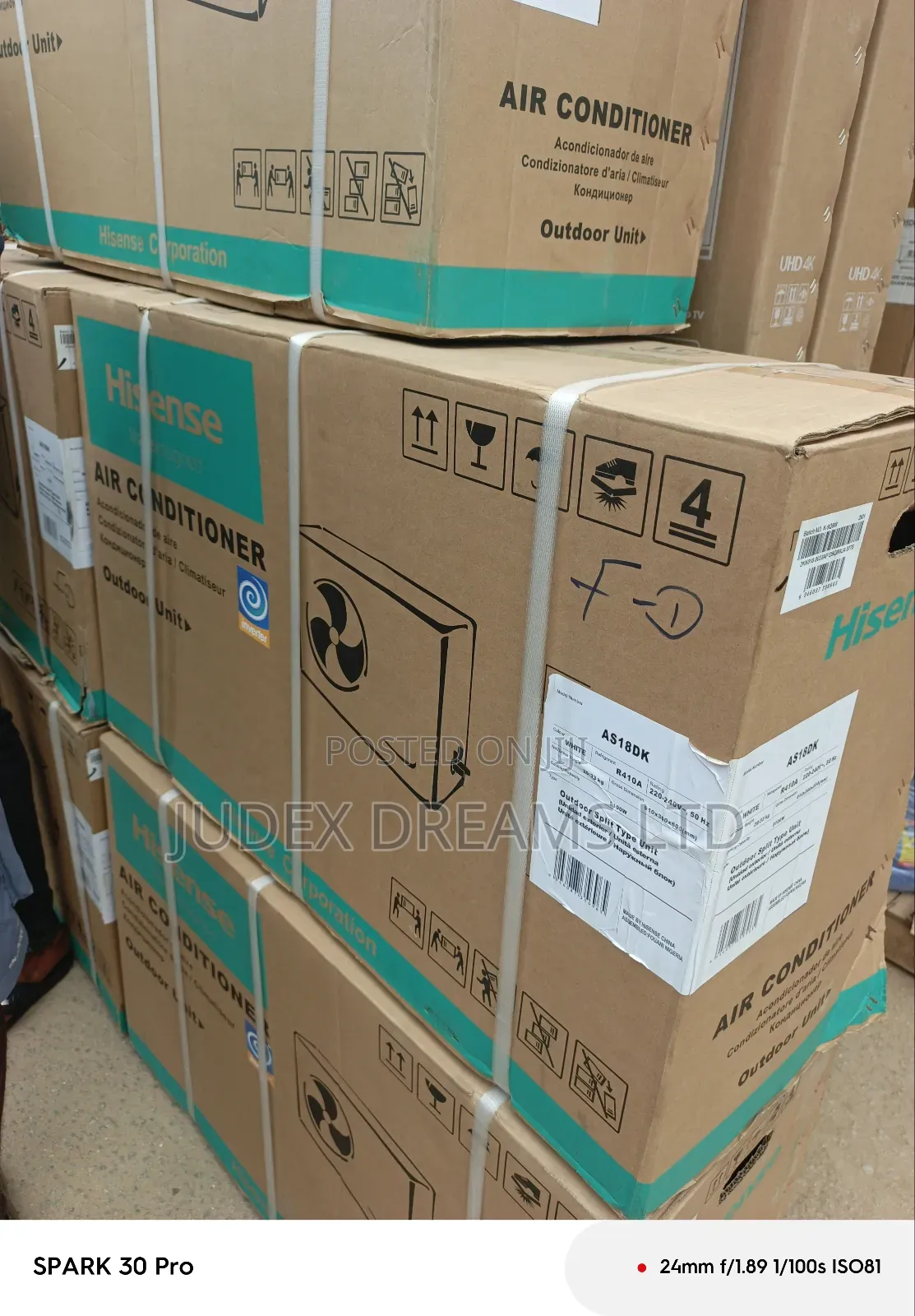 Hisense Air Conditioner 2hp.