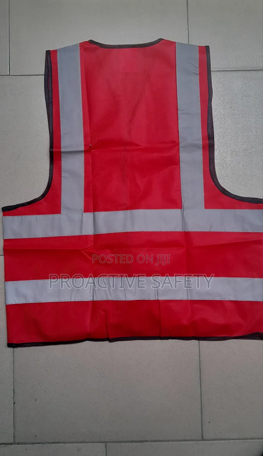 Red Safety Reflective Vest