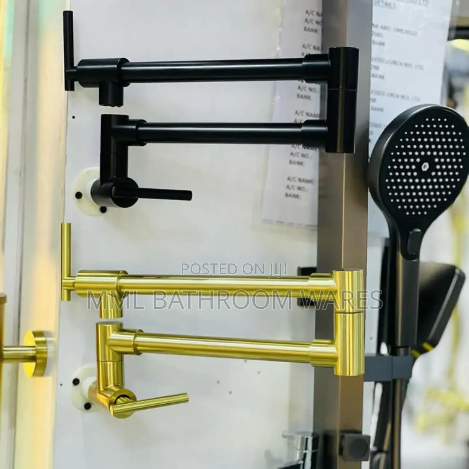 Pot Filler Wall-Mounted Foldable Singlehandle Kitchen Faucet