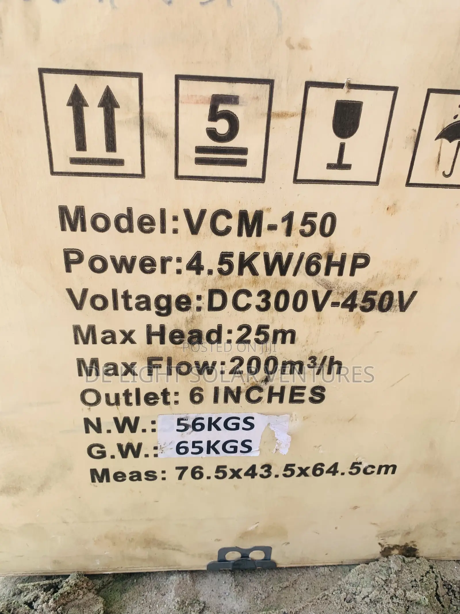 6hp Dc Solar Pump Engine 6 Inches