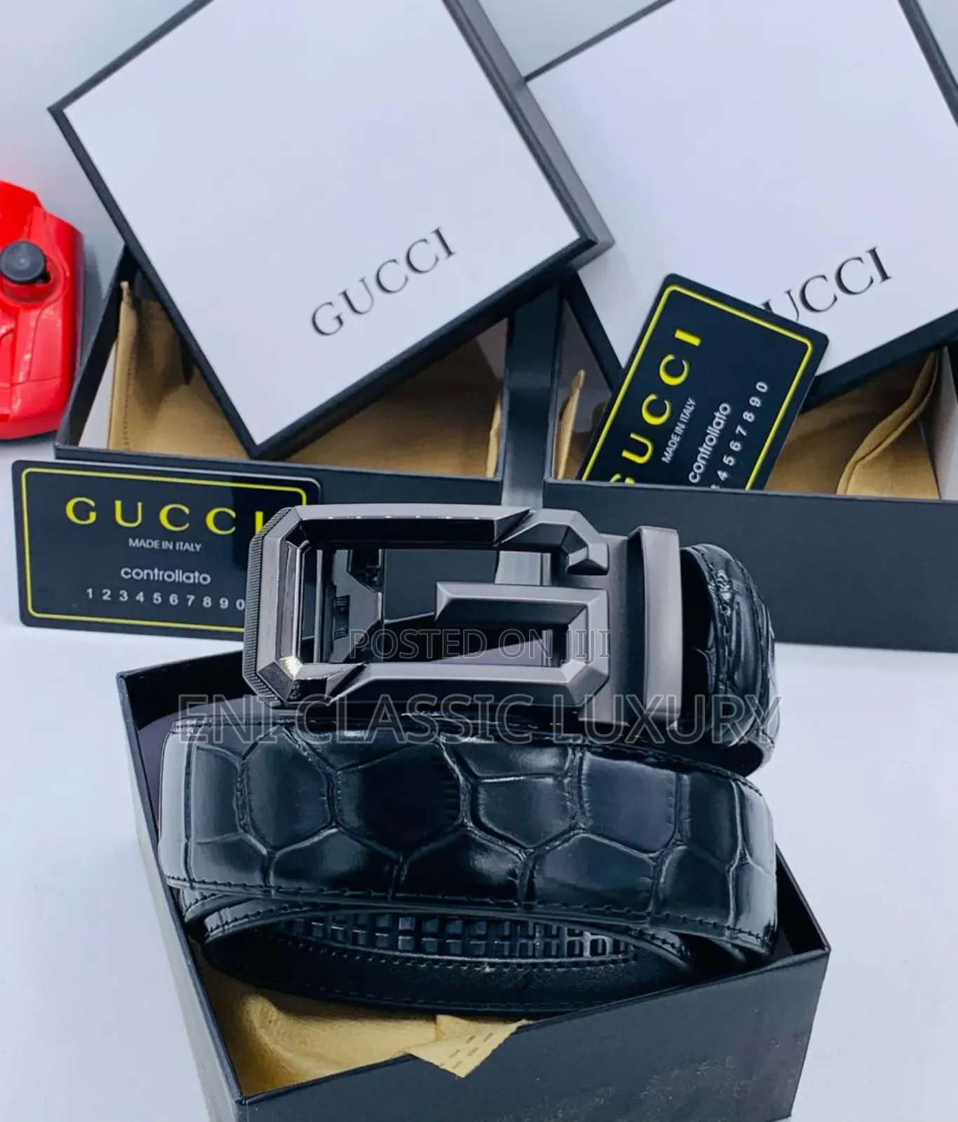 Original Luxury Designer Gucci Belts Well Branded Package