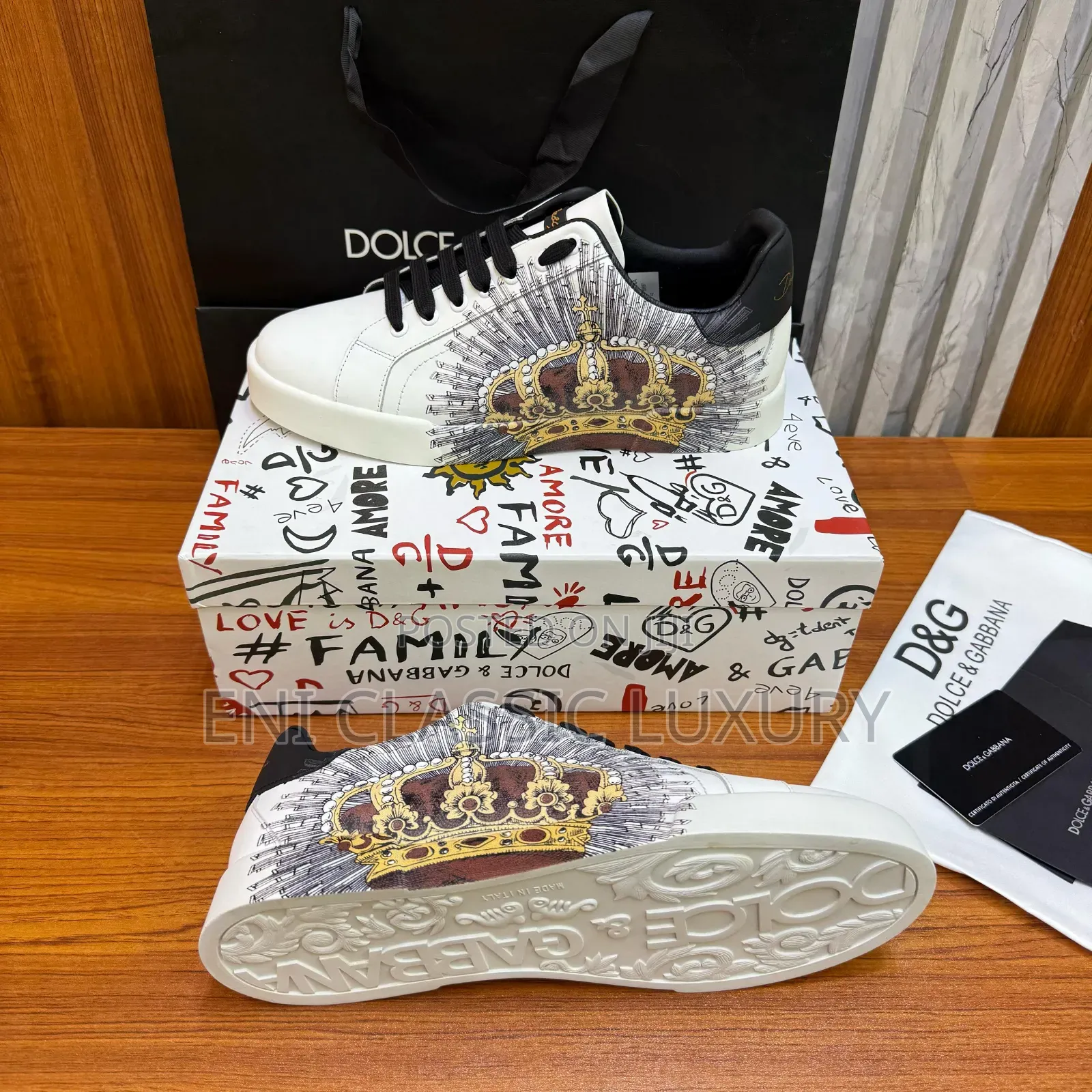 Original Luxury Designer Sneakers Dolce Gabbana Well Branded