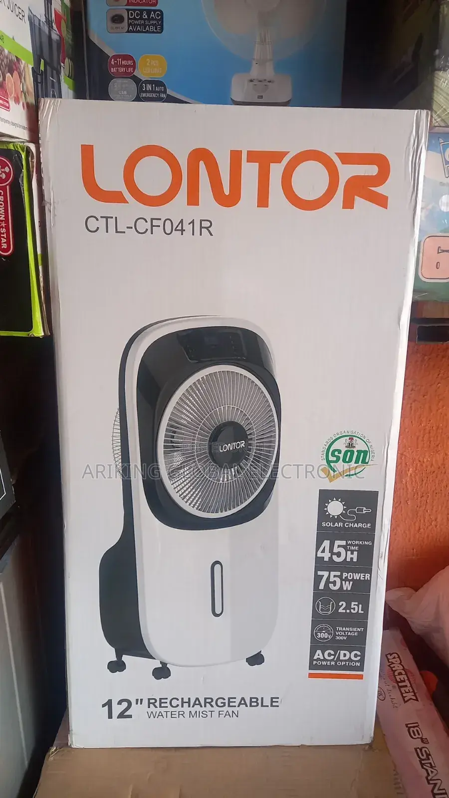 Lontor Rechargeable Air Cooler