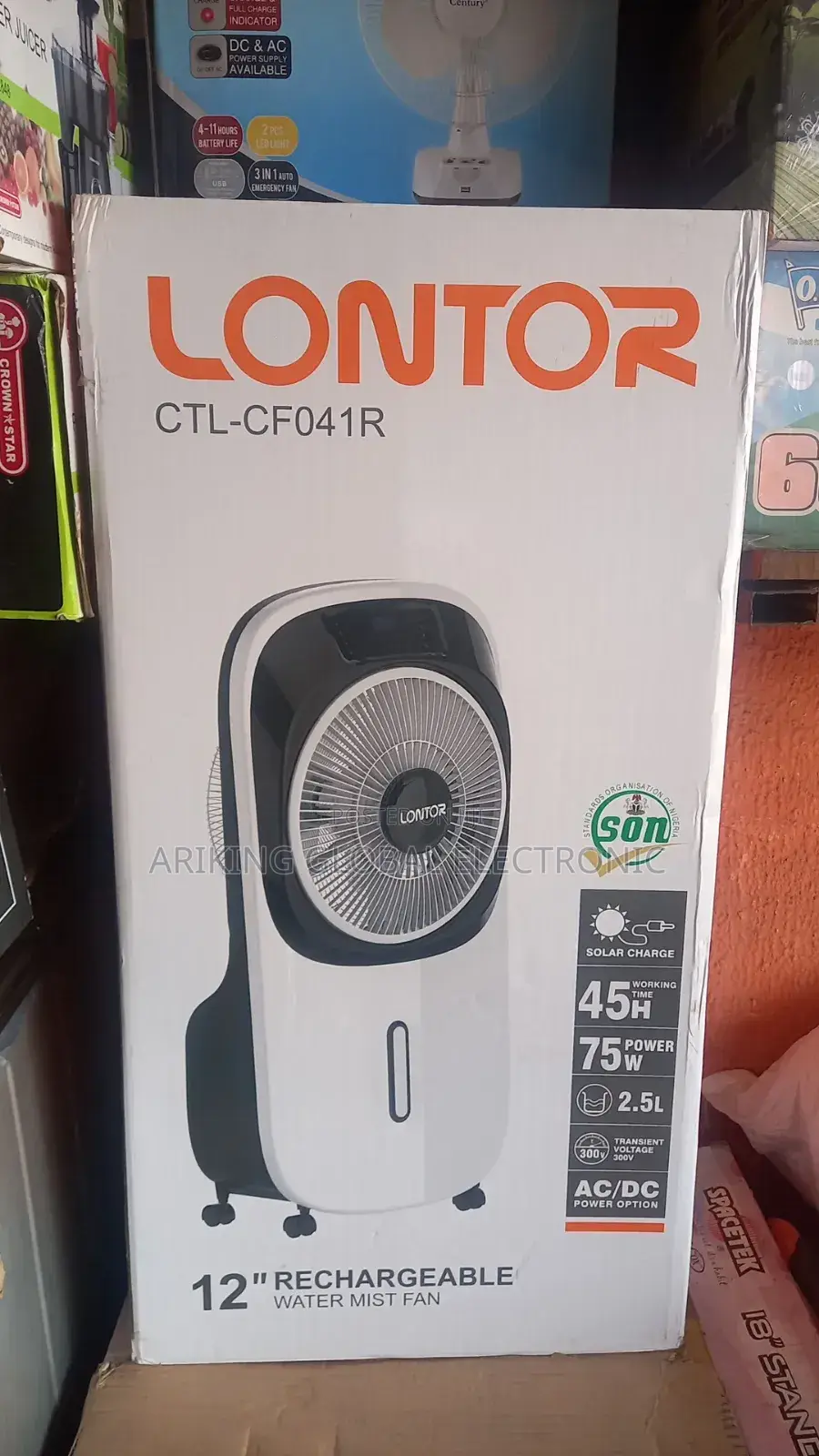 Lontor Rechargeable Air Cooler
