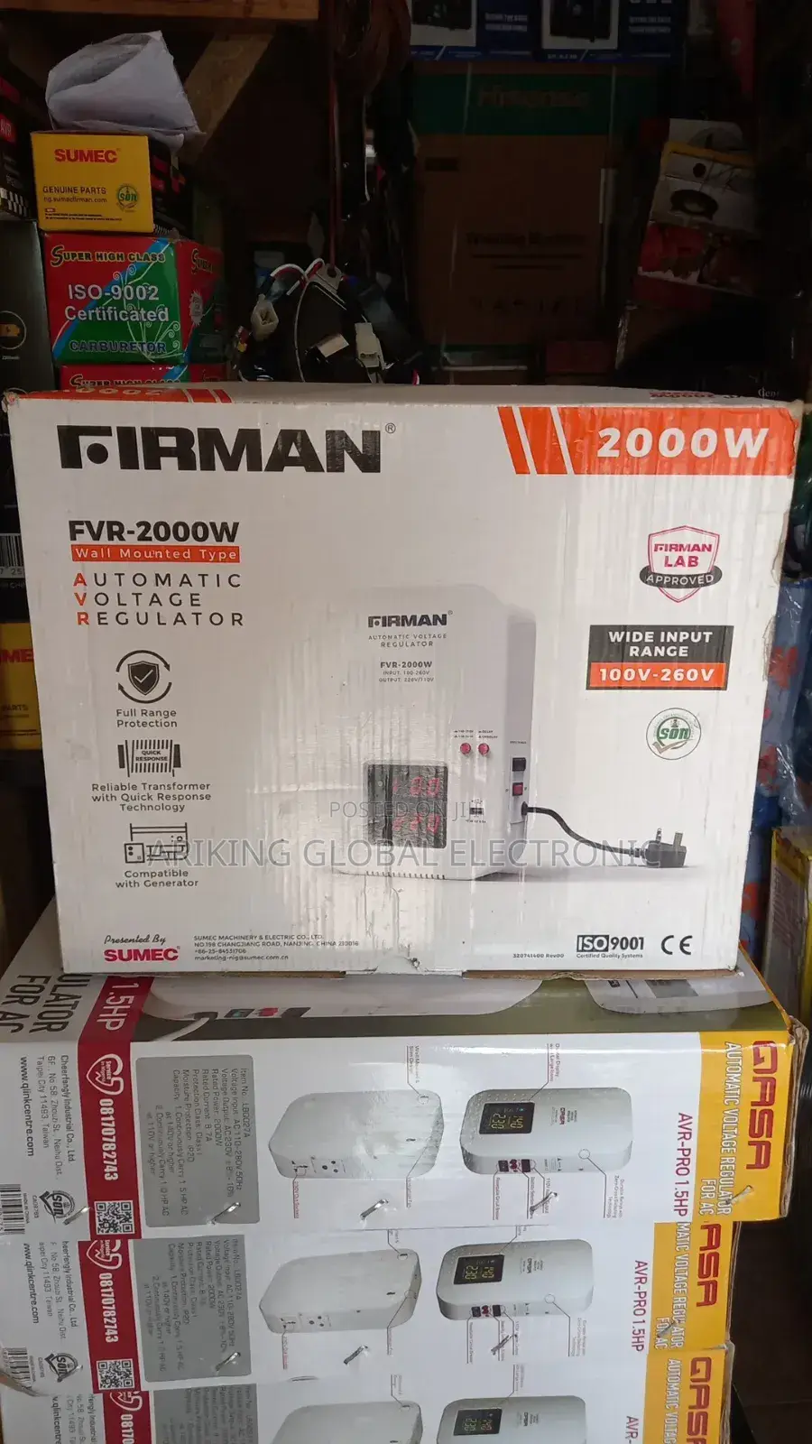 Firman Stabilizer 2000w Wall