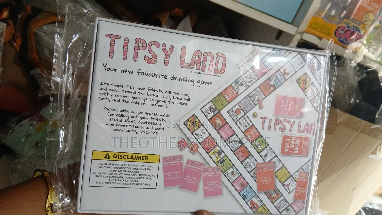 Tipsy Land Adult Party Drinking Board Game
