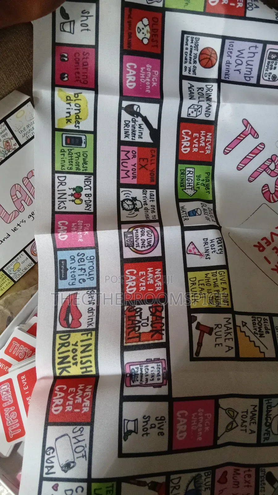 Tipsy Land Adult Party Drinking Board Game