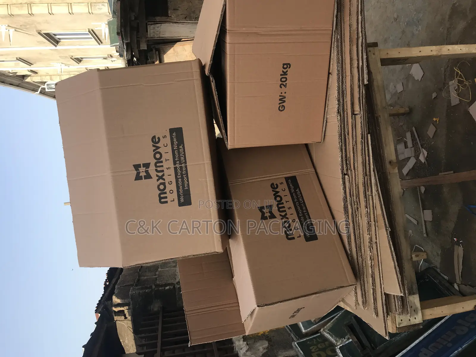 Moving Box One Colour Printed