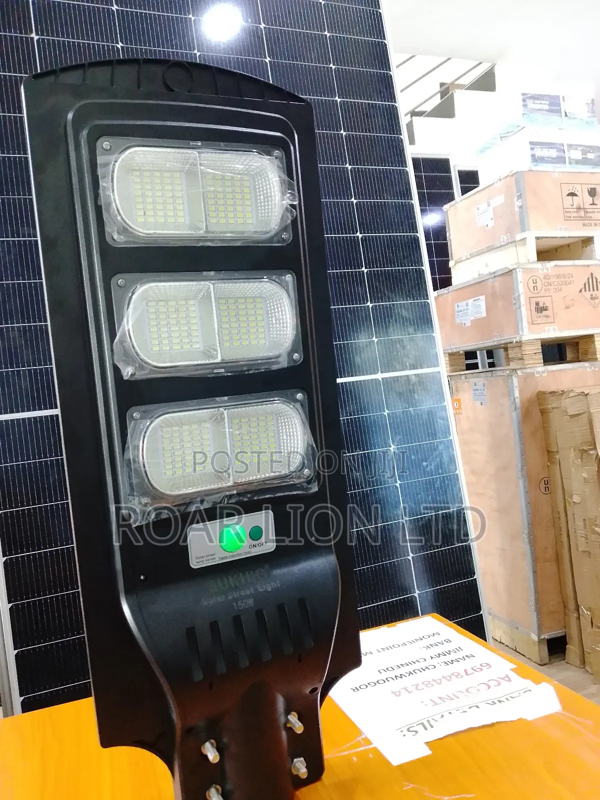 150w Solar Street Light