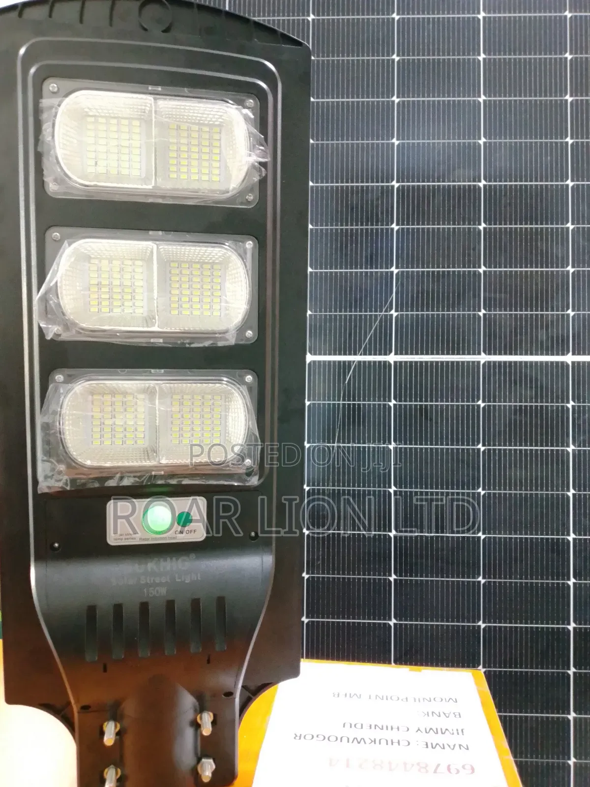 150w Solar Street Light