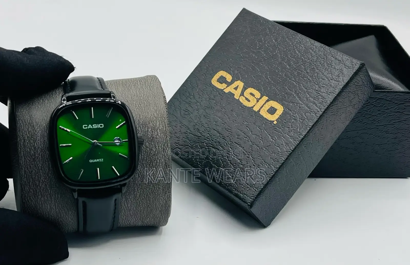 Casio Analog Leather Wristwatch With That Exact Box