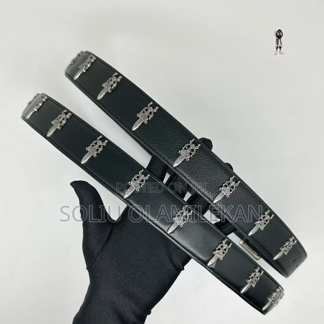 High Quality Chrome Heart Belts