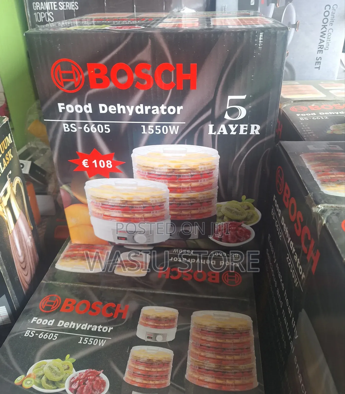 Bosch Bs-6605 Food Dehydrator With 5 Layers