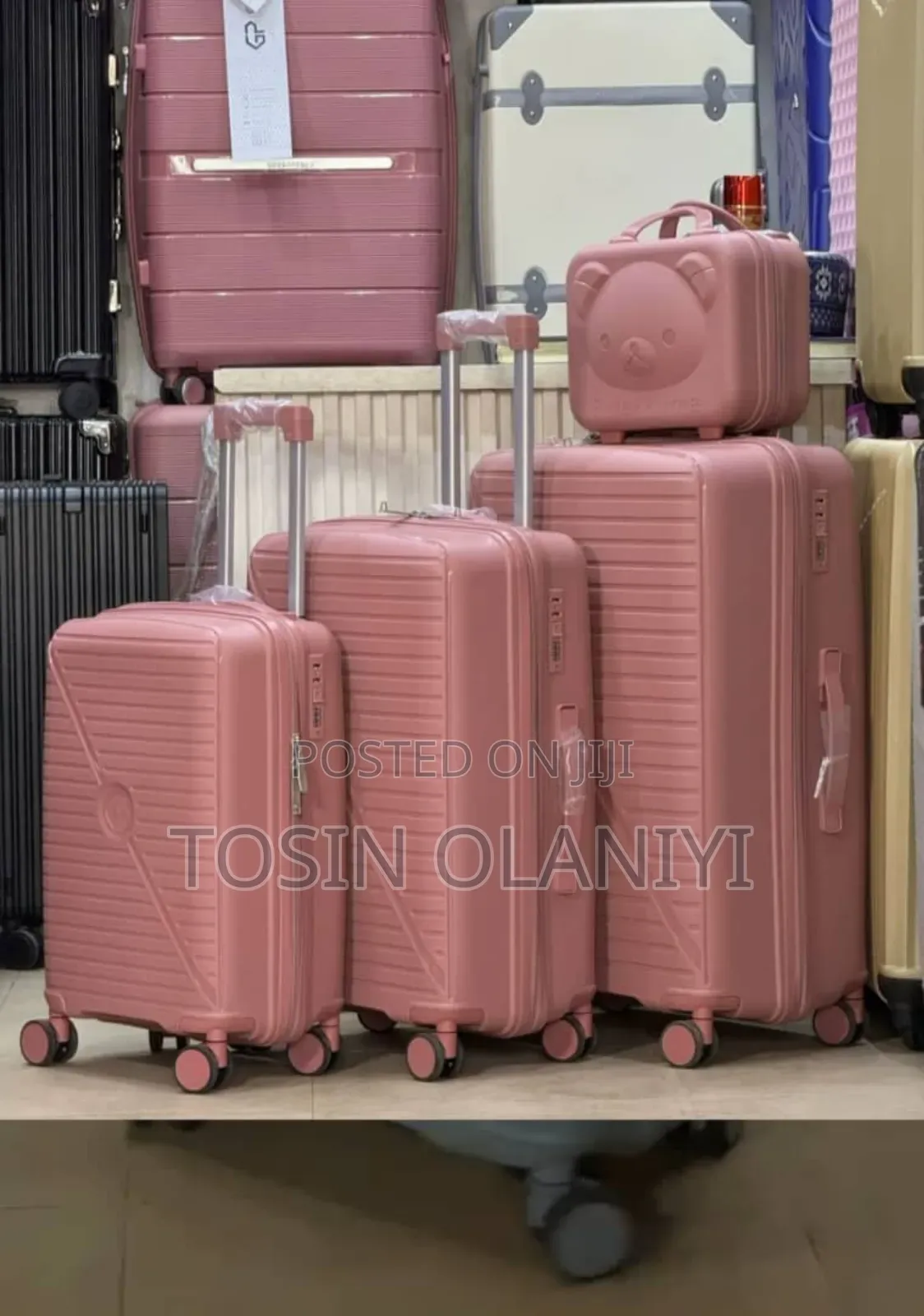 Quality New Design Set of 4 Rubber Travel Box