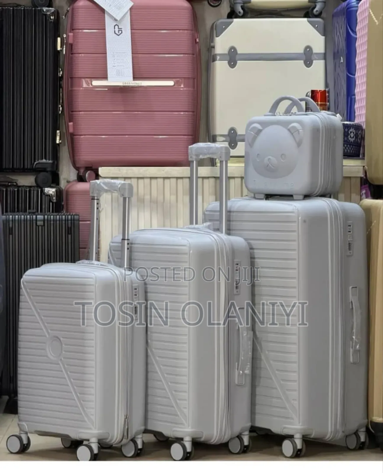 Quality New Design Set of 4 Rubber Travel Box