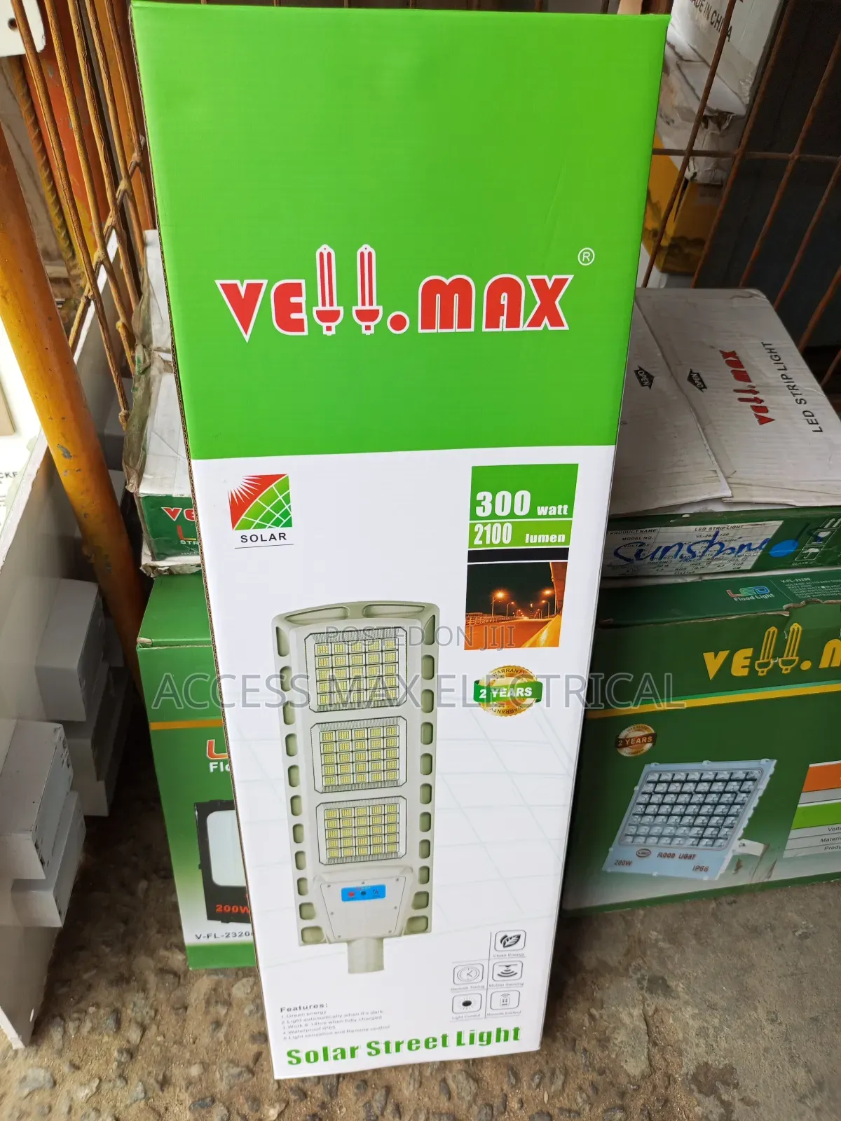 300watt Vellmax Solar Lights Available