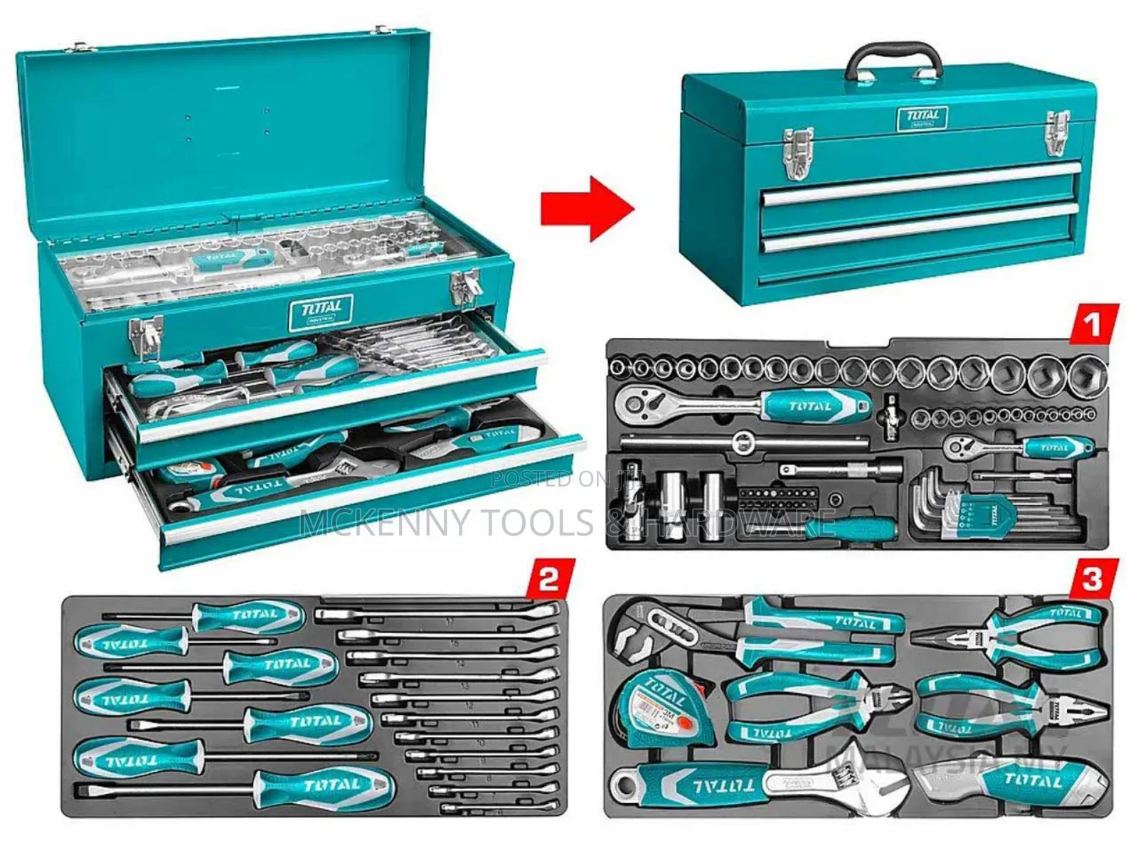 Thptcs70971 97 PCS Tool Chest Set