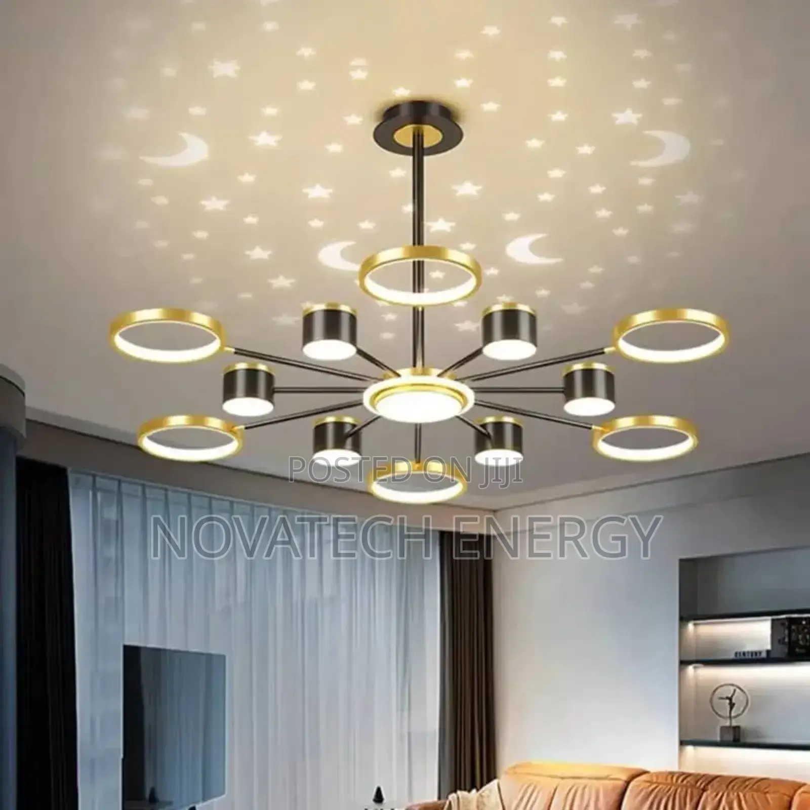 12 Hands Glamorous Chandelier Light