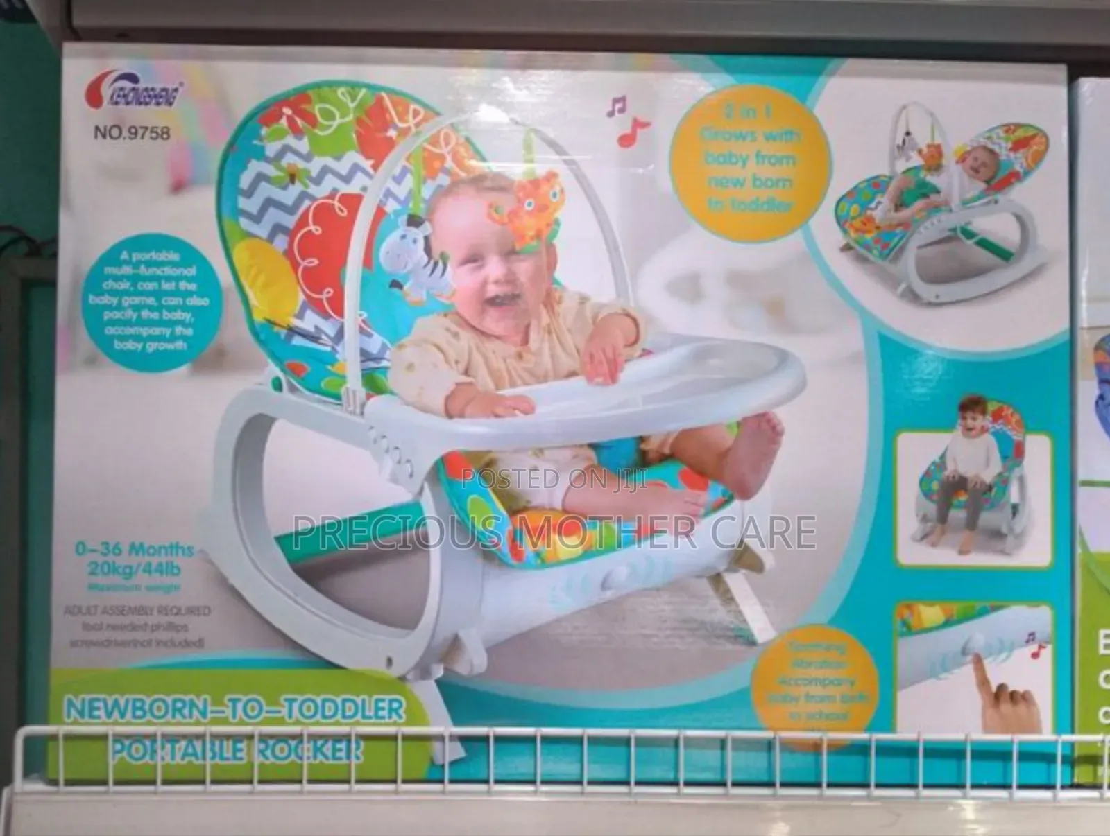Baby 3 in 1 Rocker With Tray