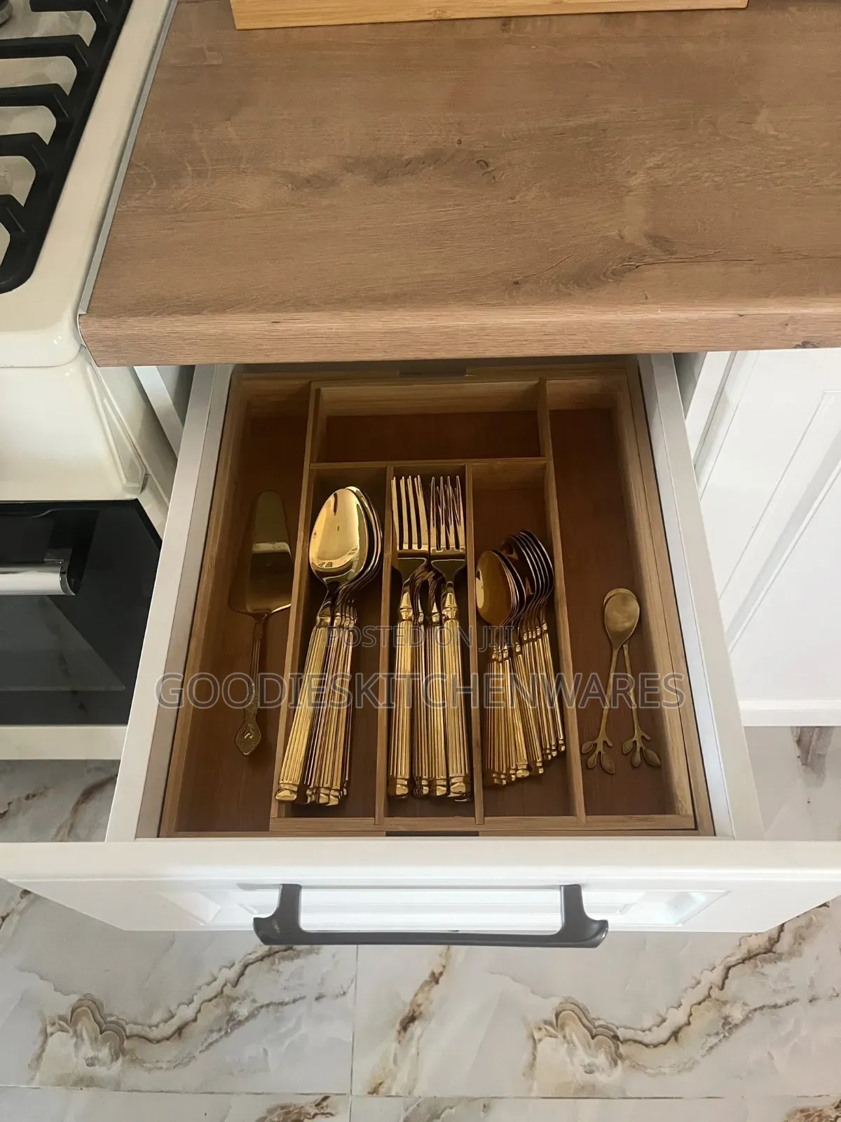 Wooden Cutlery Tray