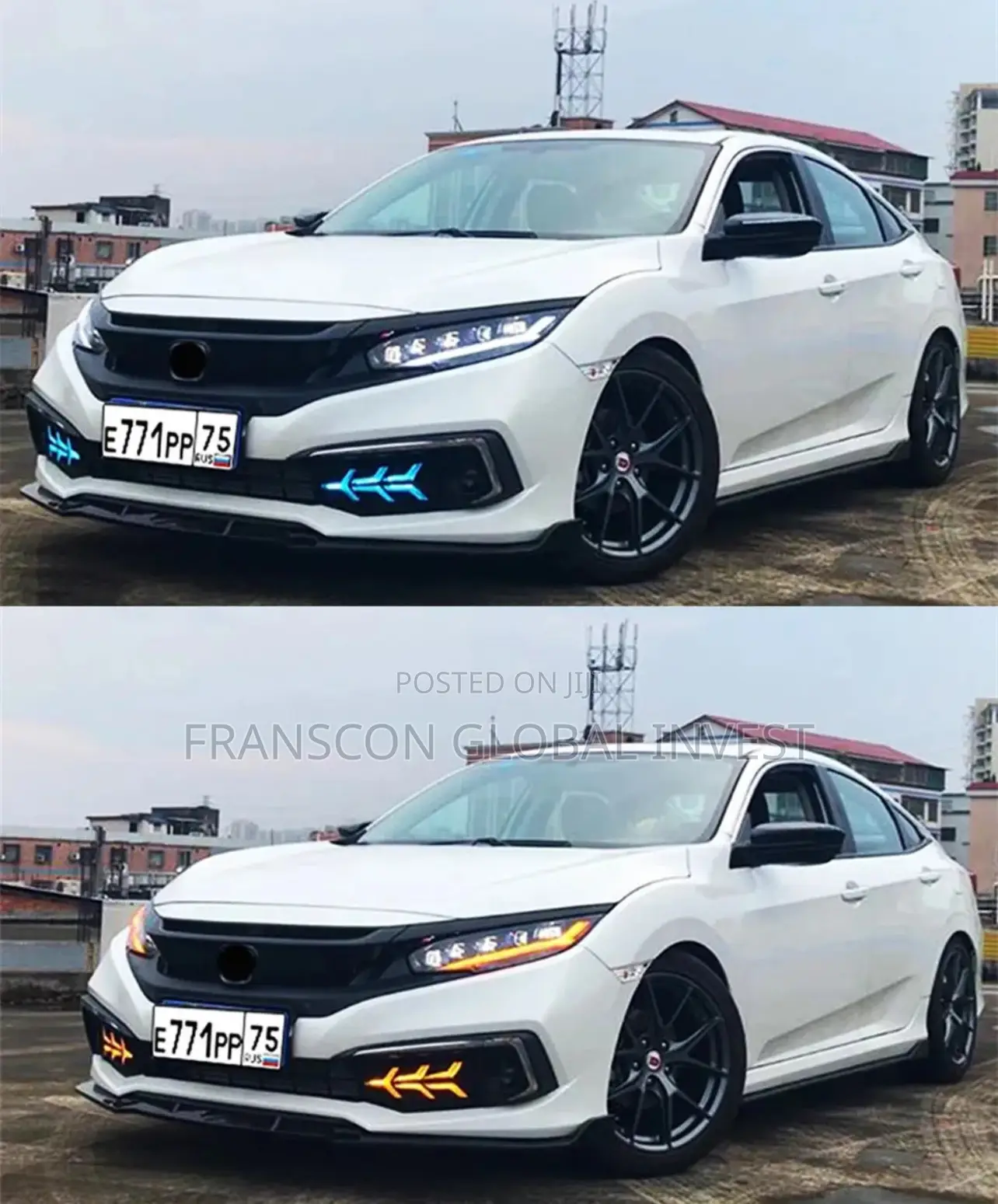 Head Light 2016-2021 Civic 5 Touch Turning Lights
