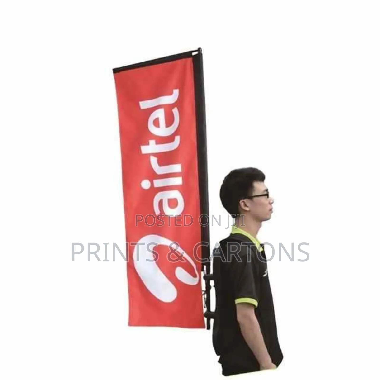 Tradeshow Flag Banner Backpack #09