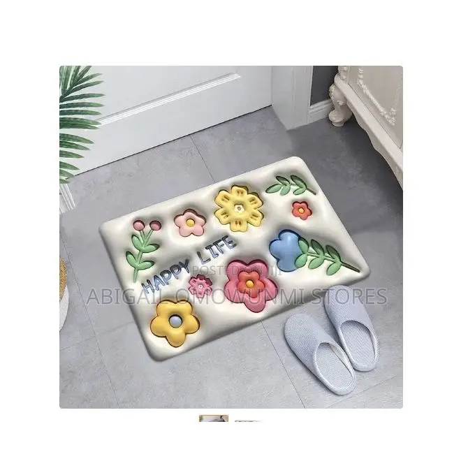 3d Anti-Slip Quick Drying Water Absorbent Mat