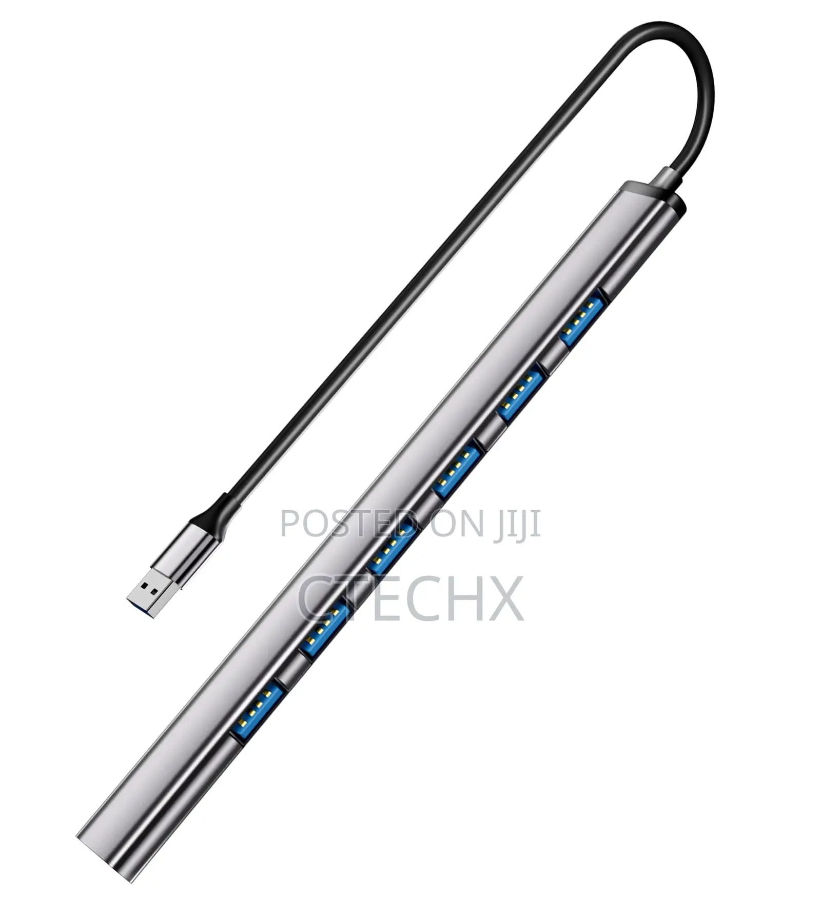 Ultra-Slim Aluminum Usb 3.0 Hub With 7 Ports