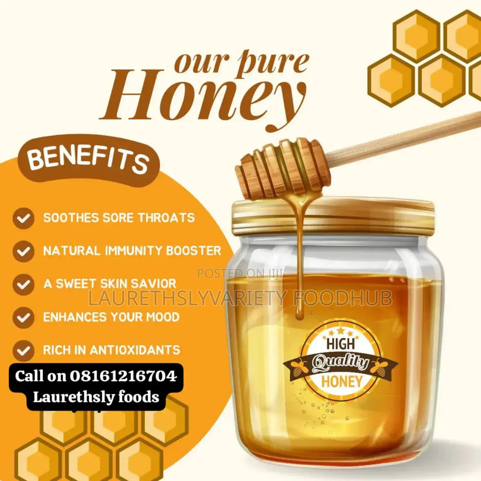 Pure Original Unadulterated Honey