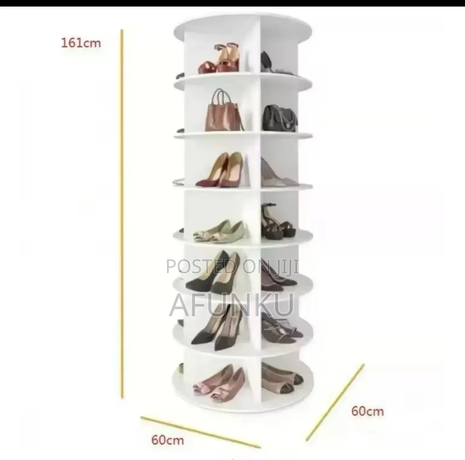 Shoe Rack 7-Tier Spinning