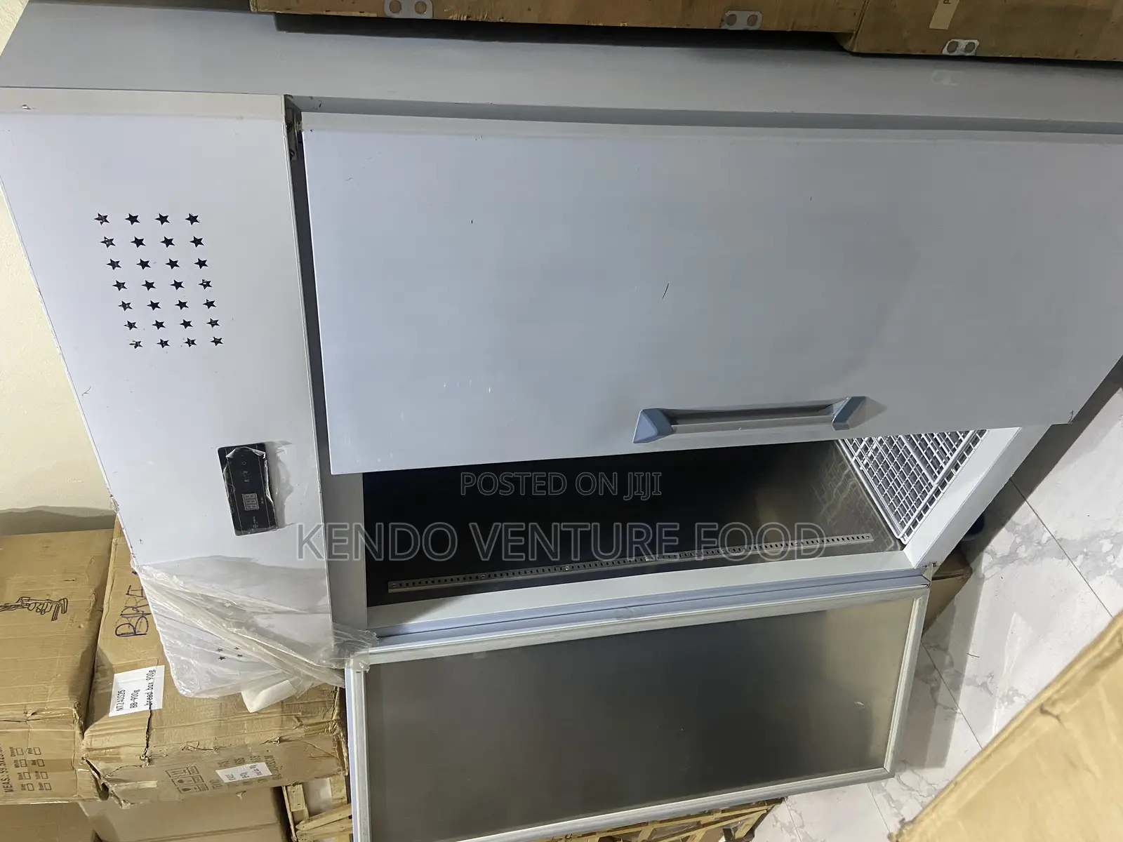 Silver Original Industrial Stainless Freezer