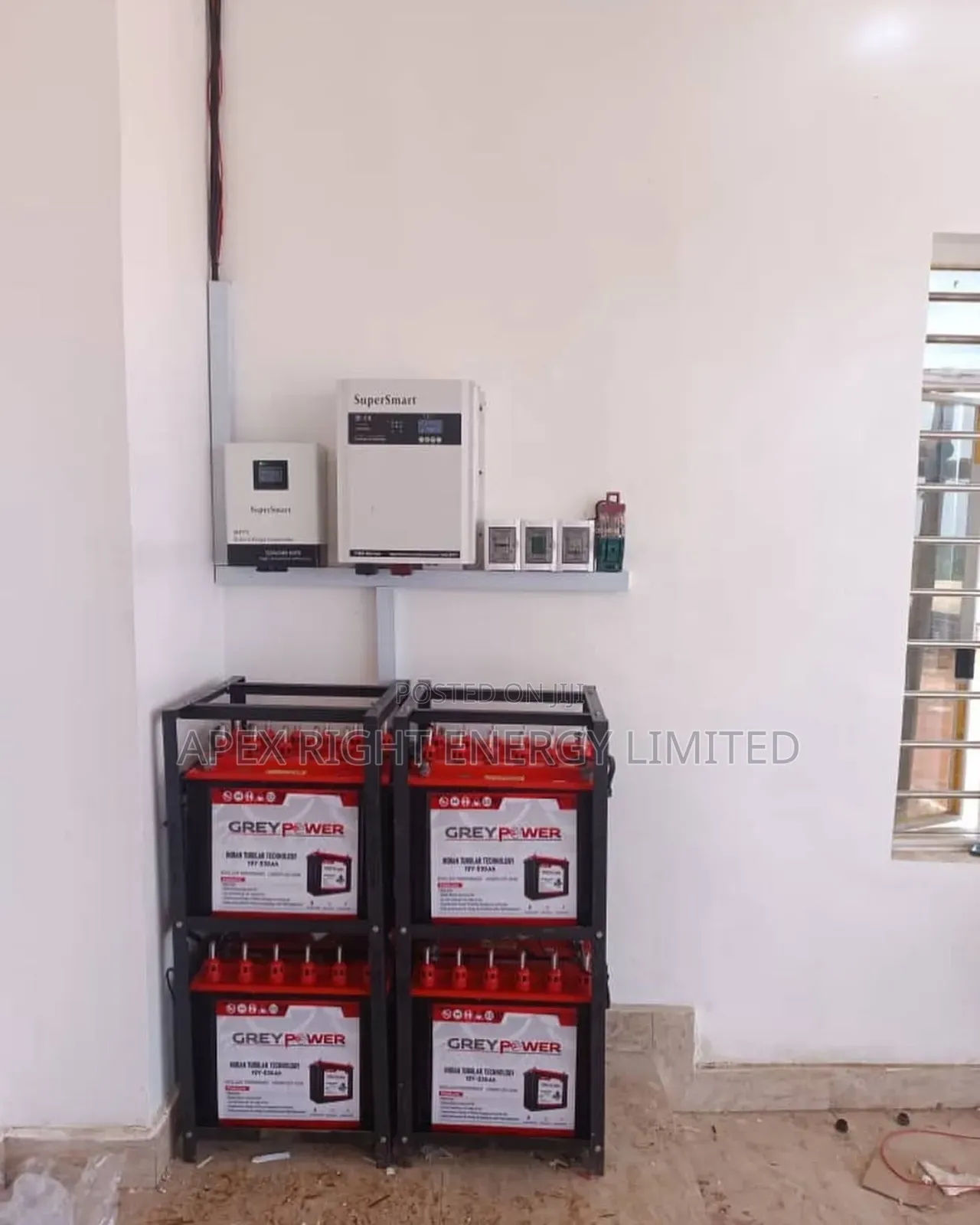 10kva Inverter Setup+8pcs-tubular Batteries+18pcs-680w Panel