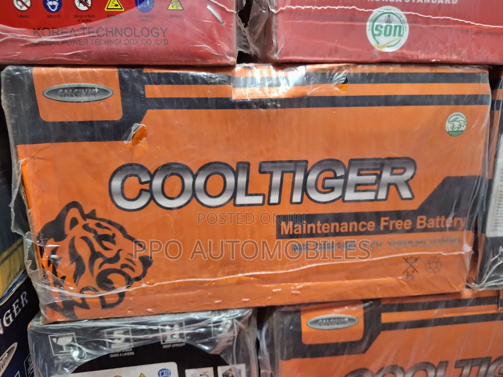12v 100ah Cool Tiger Mf Battery
