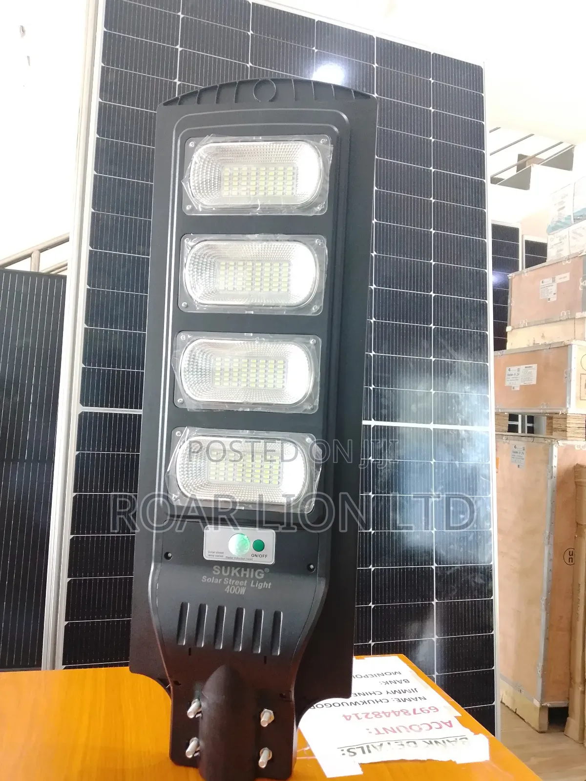 400w Solar Street Light