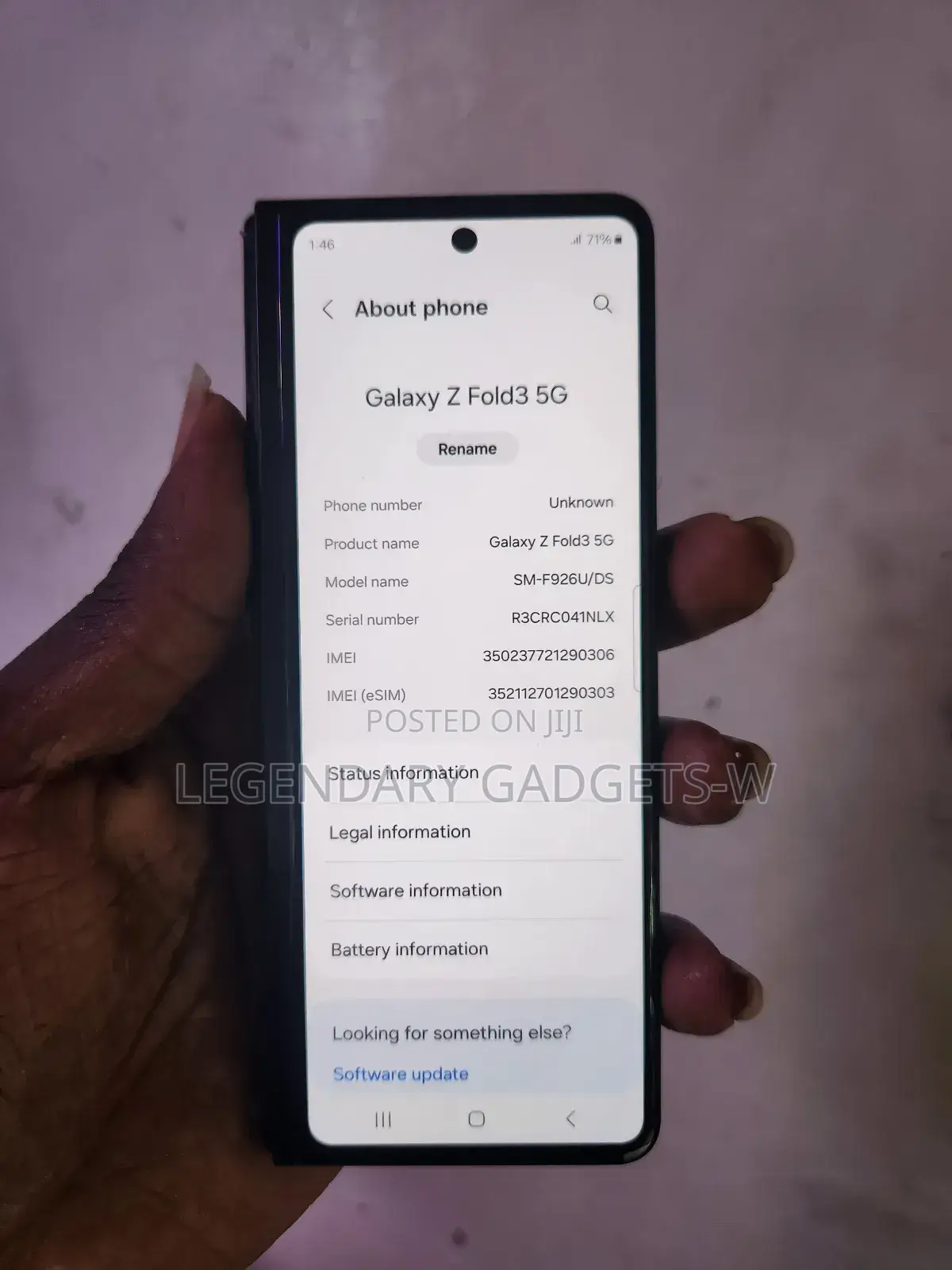 Samsung Galaxy Z Fold 3 256 GB Black