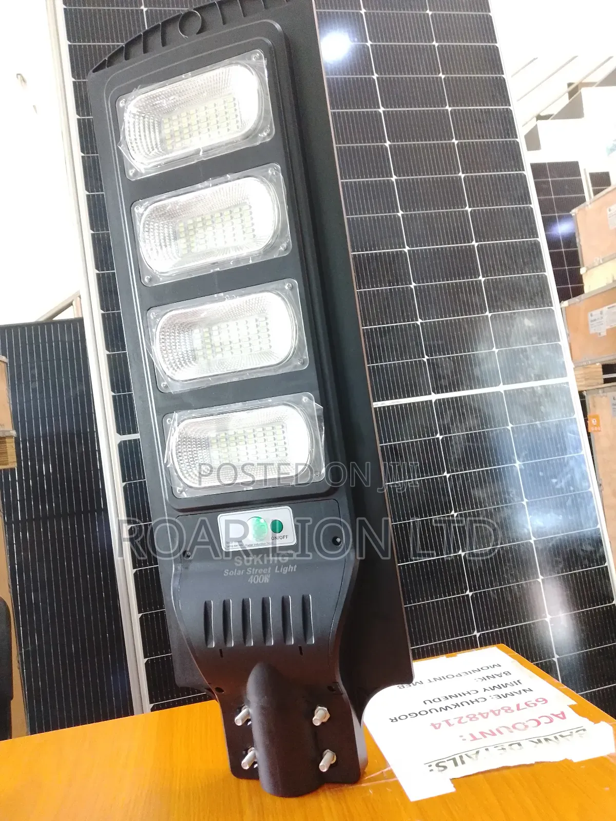 400w Solar Street Light