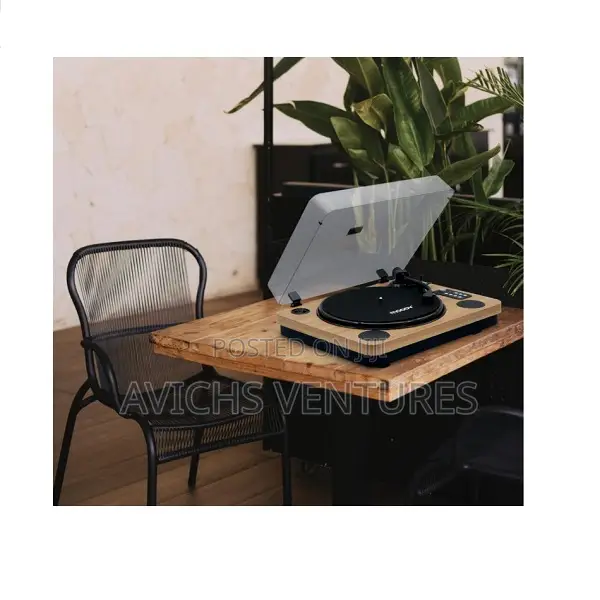 Mooov Bluetooth Turntable, Built-in Speakers, Usb Recording