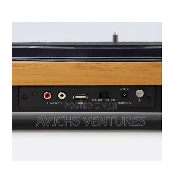 Mooov Bluetooth Turntable, Built-in Speakers, Usb Recording