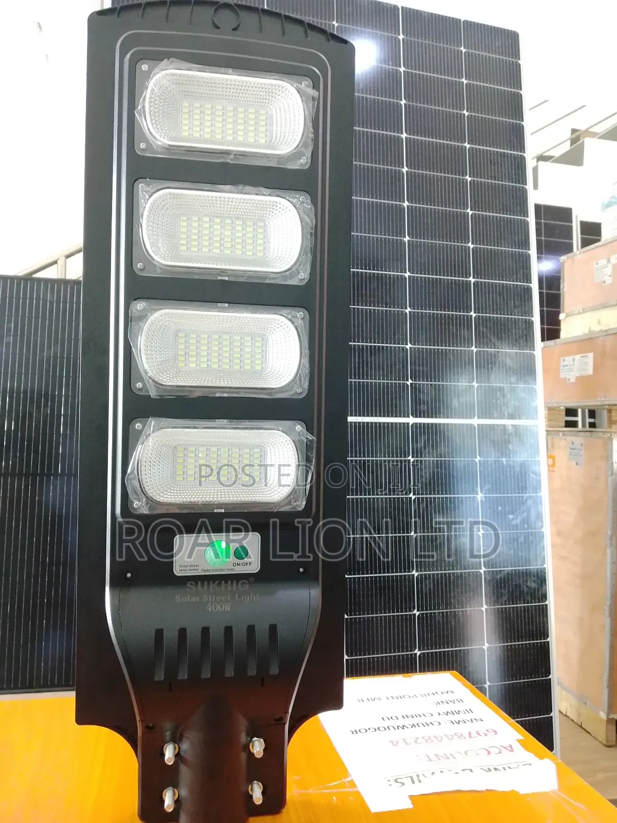 400w Solar Street Light