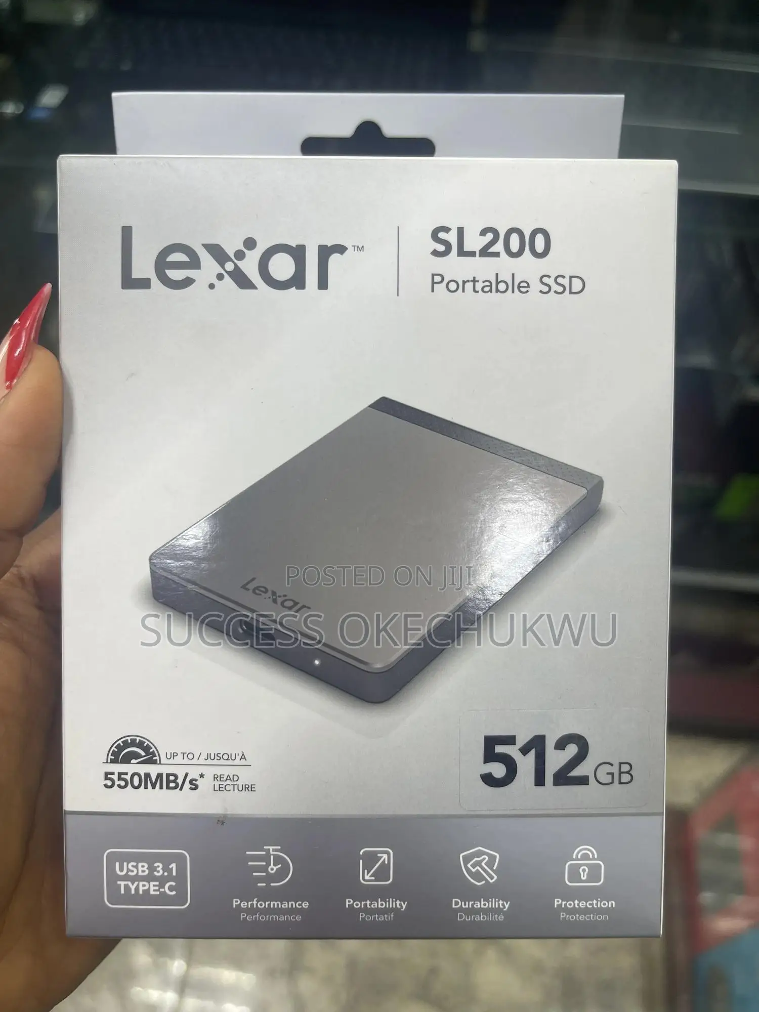 Lexar Sl200 Portable SSD 512gb