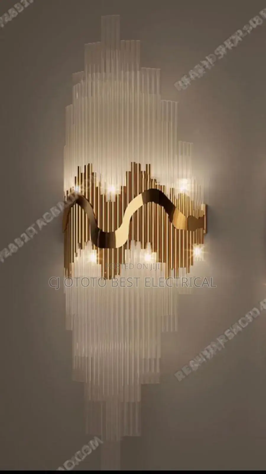 Big Luxury Wall Crystal Light
