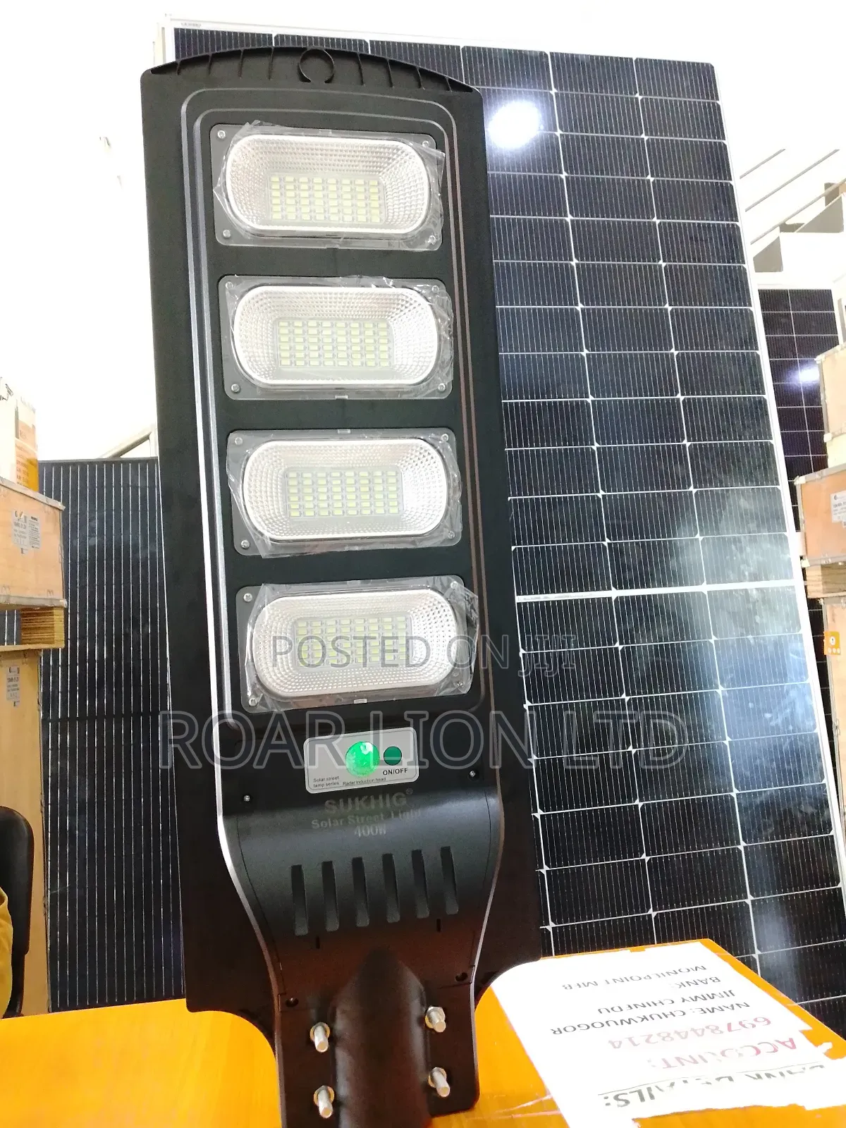 400w Solar Street Light