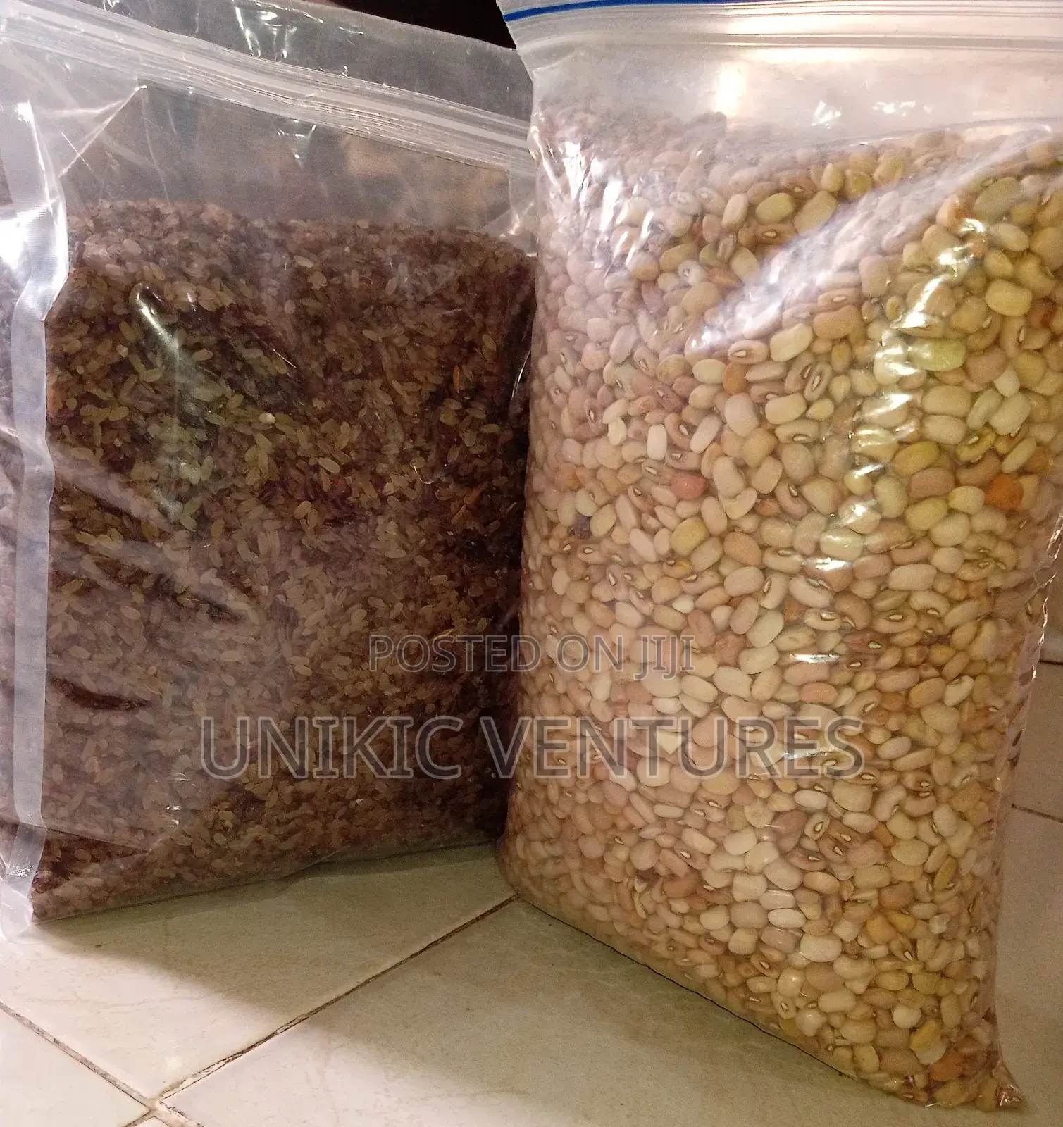 3kg of Oloyin Beans and Ofada Rice